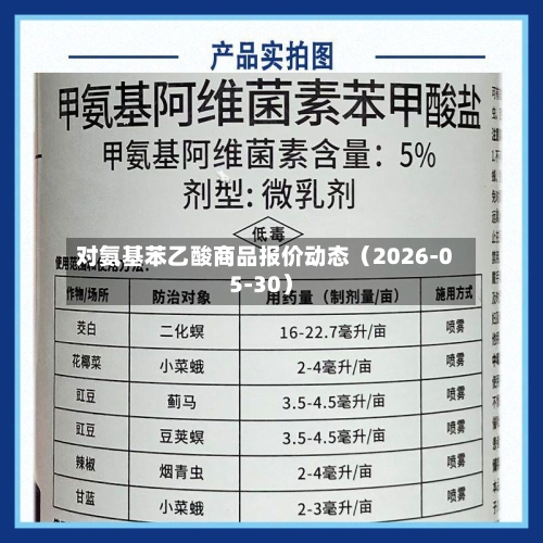 对氨基苯乙酸商品报价动态（2026-05-30）-第2张图片