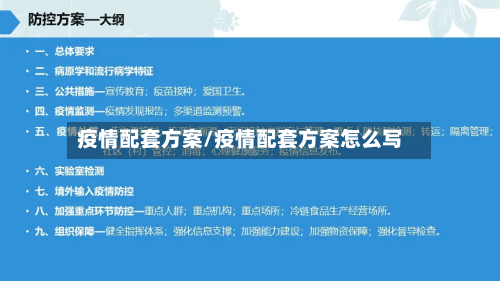 疫情配套方案/疫情配套方案怎么写-第2张图片