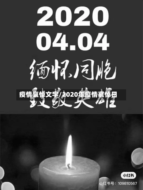 疫情哀悼文字/2020年疫情哀悼日-第2张图片