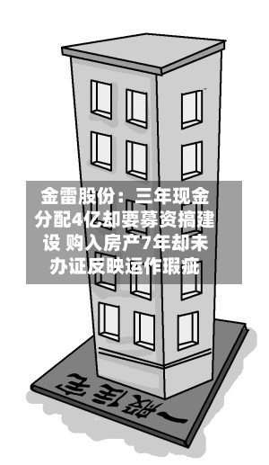 金雷股份：三年现金分配4亿却要募资搞建设 购入房产7年却未办证反映运作瑕疵-第2张图片