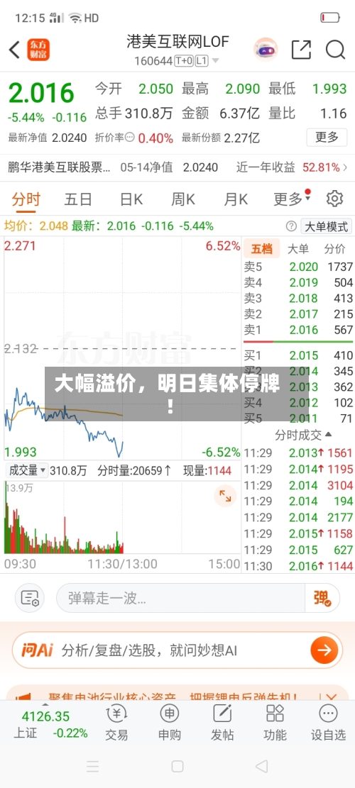 大幅溢价	，明日集体停牌！-第2张图片