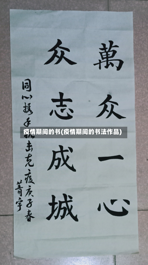 疫情期间的书(疫情期间的书法作品)