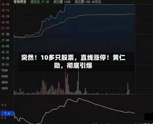 突然！10多只股票，直线涨停！黄仁勋，彻底引爆