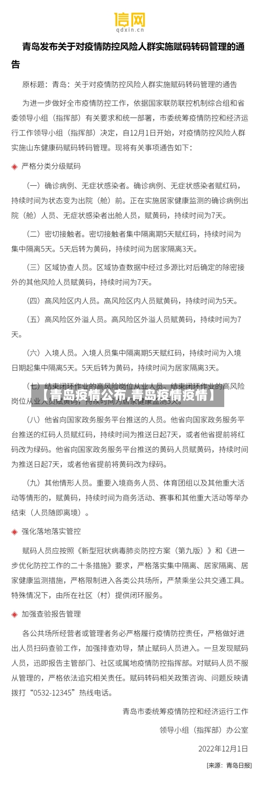 【青岛疫情公布,青岛疫情疫情】-第3张图片