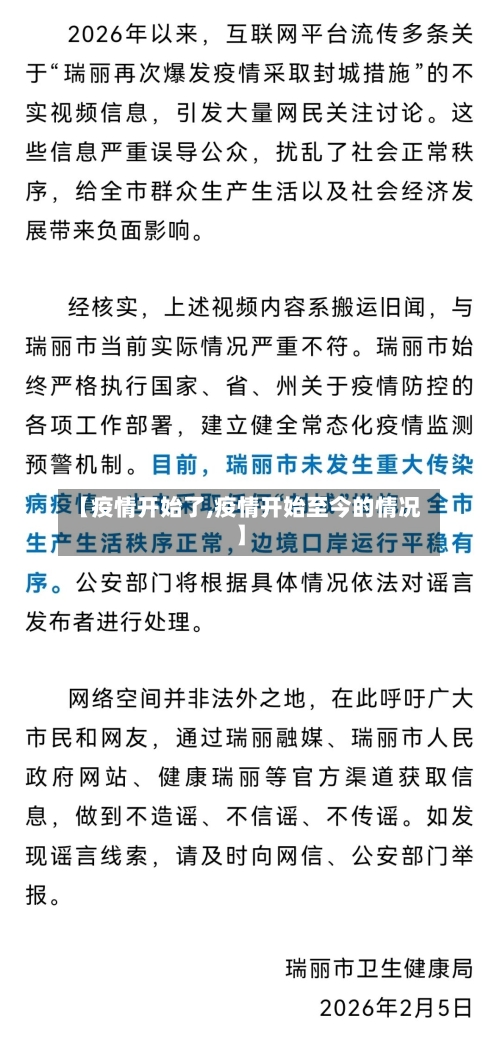 【疫情开始了,疫情开始至今的情况】-第3张图片