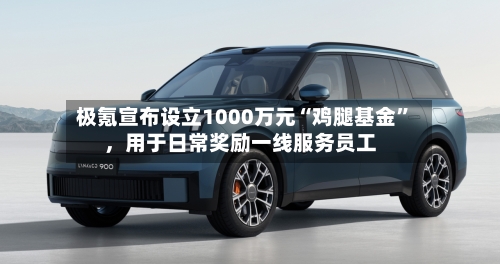 极氪宣布设立1000万元“鸡腿基金”，用于日常奖励一线服务员工-第2张图片