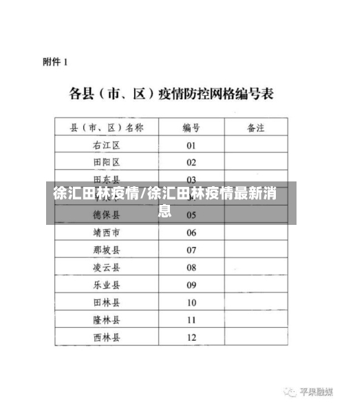 徐汇田林疫情/徐汇田林疫情最新消息-第3张图片