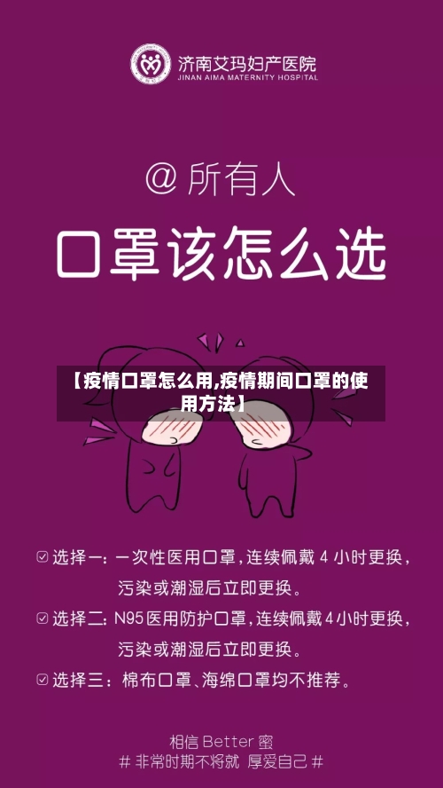 【疫情口罩怎么用,疫情期间口罩的使用方法】