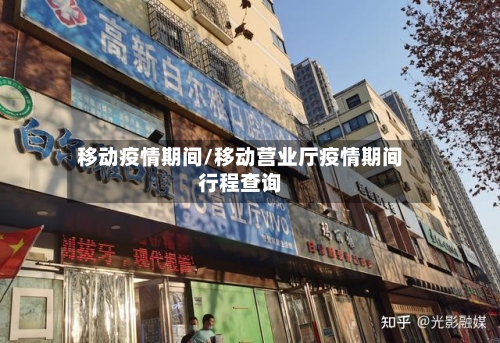 移动疫情期间/移动营业厅疫情期间行程查询-第2张图片