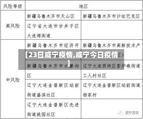 【23日咸宁疫情,咸宁今日疫情】-第2张图片