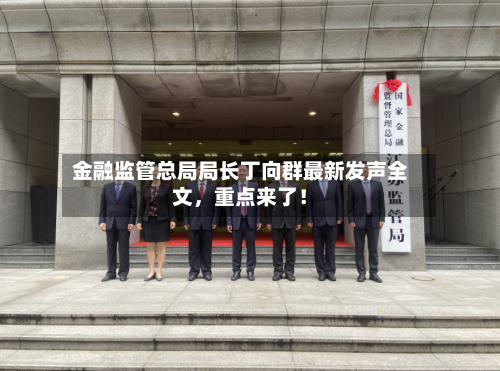 金融监管总局局长丁向群最新发声全文，重点来了！-第2张图片