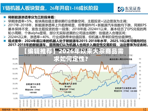【编辑推荐】2026年以来大宗商品需求如何定性？-第2张图片