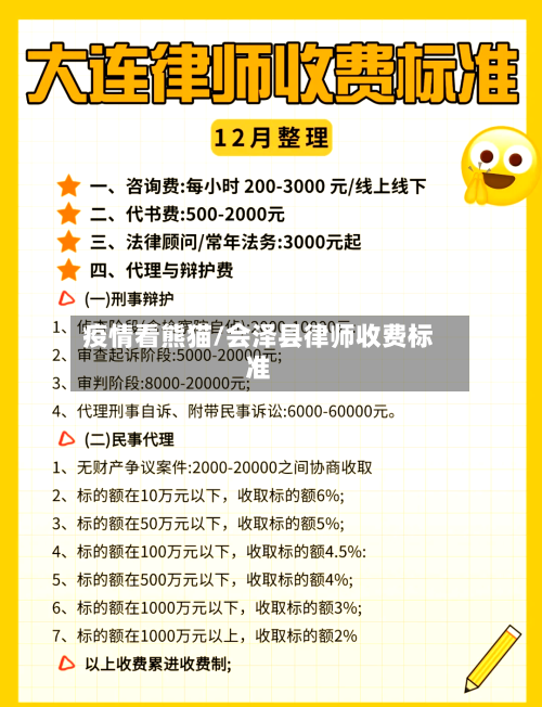 疫情看熊猫/会泽县律师收费标准