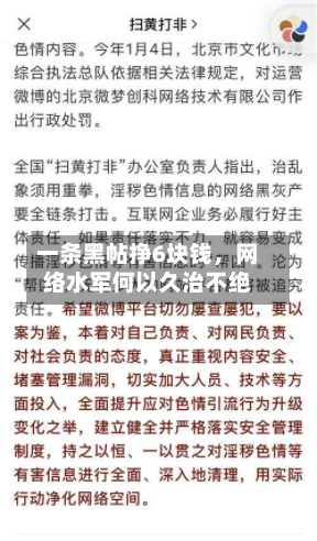 一条黑帖挣6块钱，网络水军何以久治不绝-第3张图片