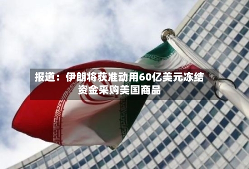 报道：伊朗将获准动用60亿美元冻结资金采购美国商品-第3张图片