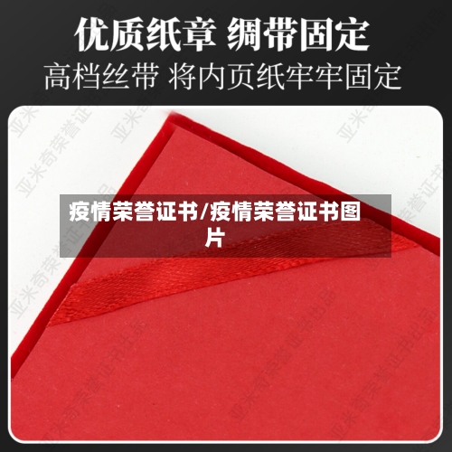 疫情荣誉证书/疫情荣誉证书图片-第2张图片