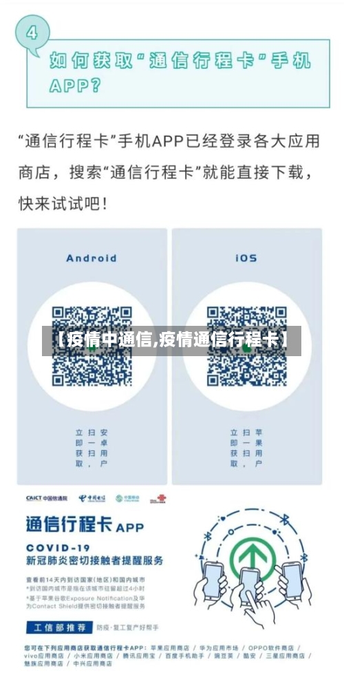 【疫情中通信,疫情通信行程卡】