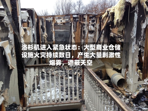 洛杉矶进入紧急状态：大型商业仓储设施火灾持续数日，产生大量刺激性烟雾，遮蔽天空-第2张图片