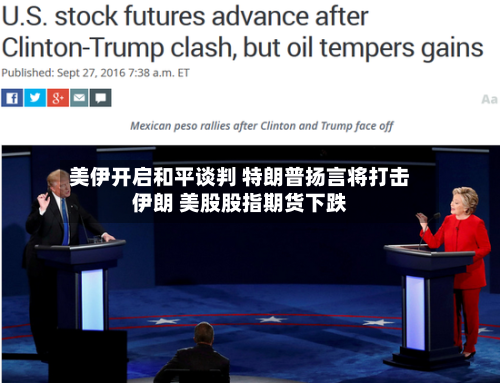 美伊开启和平谈判 特朗普扬言将打击伊朗 美股股指期货下跌-第2张图片