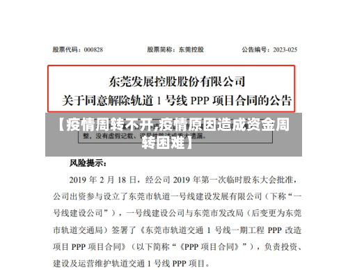 【疫情周转不开,疫情原因造成资金周转困难】-第3张图片