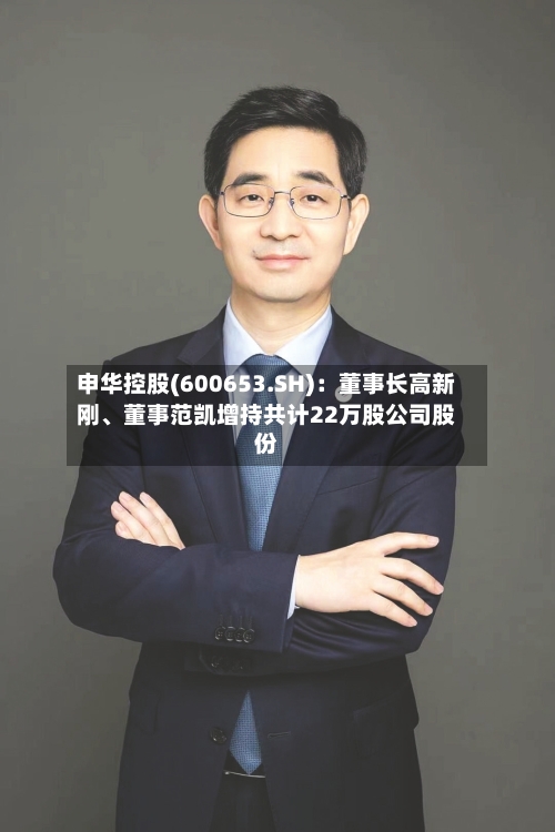 申华控股(600653.SH)：董事长高新刚、董事范凯增持共计22万股公司股份