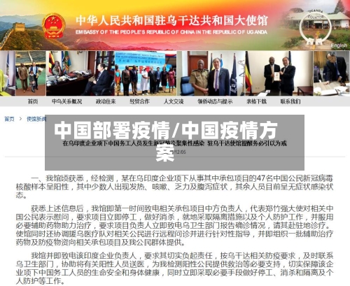 中国部署疫情/中国疫情方案-第3张图片