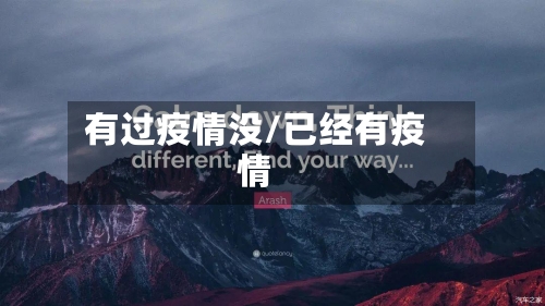 有过疫情没/已经有疫情-第3张图片