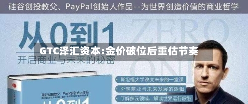 GTC泽汇资本:金价破位后重估节奏-第2张图片
