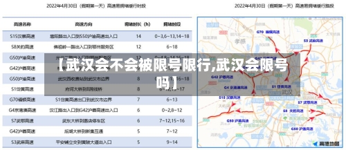 【武汉会不会被限号限行,武汉会限号吗】-第2张图片