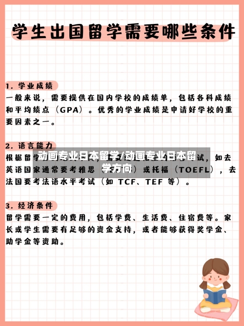 动画专业日本留学/动画专业日本留学方向-第3张图片