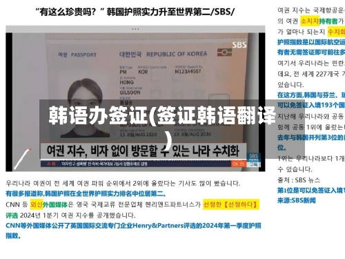 韩语办签证(签证韩语翻译)-第3张图片