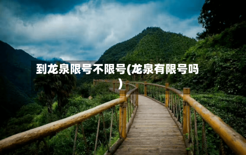 到龙泉限号不限号(龙泉有限号吗)