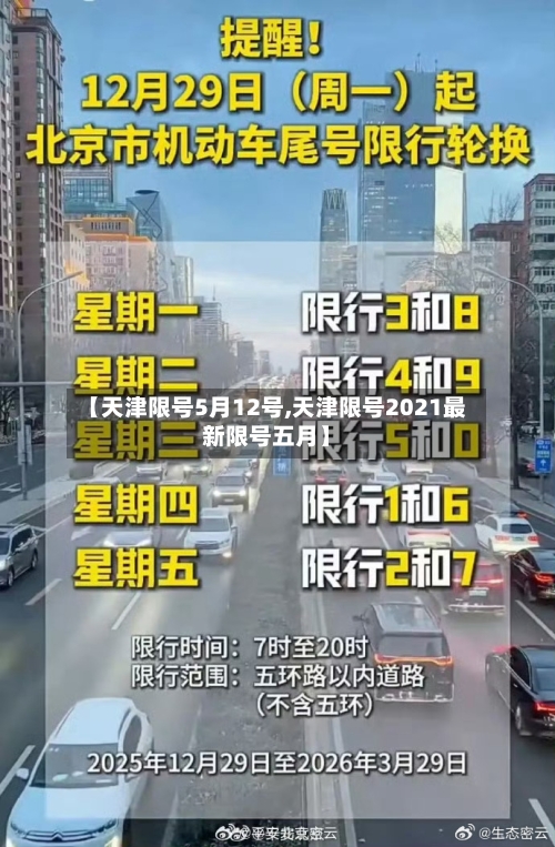 【天津限号5月12号,天津限号2021最新限号五月】