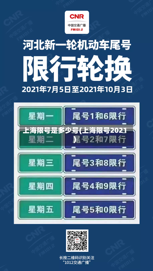 上海限号是多少号(上海限号2021)-第3张图片