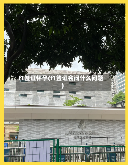 f1签证怀孕(f1签证会问什么问题)