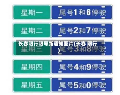 长春限行限号新通知图片(长春 限行)