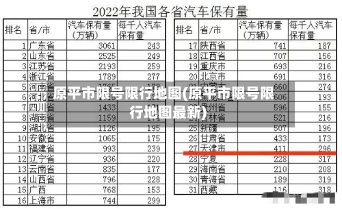 原平市限号限行地图(原平市限号限行地图最新)-第2张图片