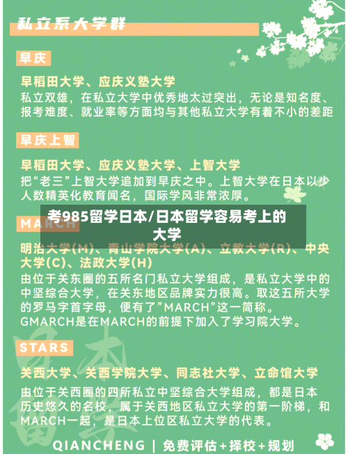 考985留学日本/日本留学容易考上的大学-第3张图片