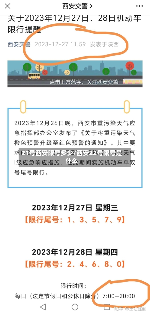 21号西安限号多少/西安22号限号是什么-第2张图片