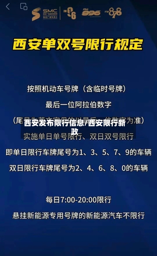 西安发布限行信息/西安限行新政-第2张图片