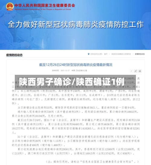 陕西男子确诊/陕西确证1例-第2张图片