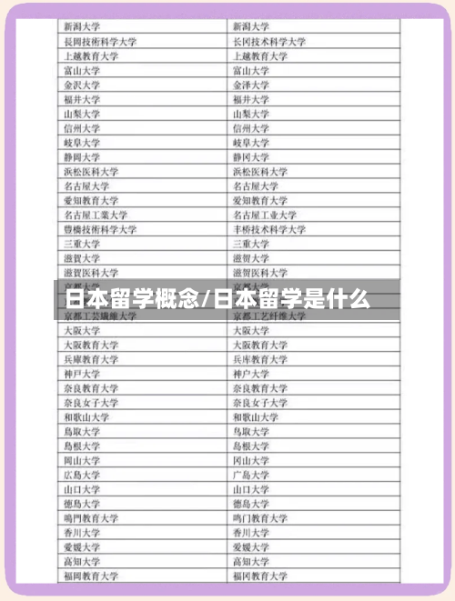 日本留学概念/日本留学是什么-第2张图片